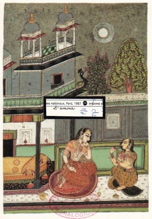 Patamanjarî Râginî, Inde, vers 1760