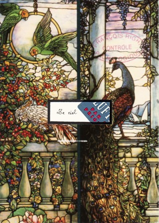 45. Louis C. Tiffany, vitrail (détail), 1912