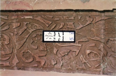 191. Frise (tamaris ?), 6e-7e s.,  Le Caire, Musée copte.